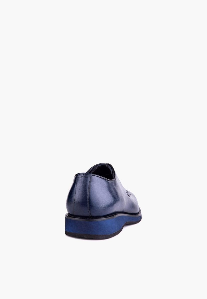 San Diego Men’S Navy Calfskin Leather Dress Lightweight Shoe Men Shoes by Sepol Shoes – Don't Panic Shoes