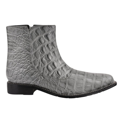 Sandra Leather Ankle Length Side Zip Up Boots Boots by Libertyzeno – Don't Panic Shoes