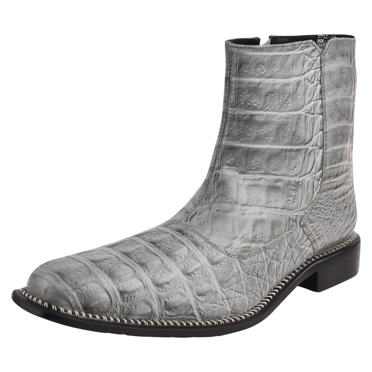 Sandra Leather Ankle Length Side Zip Up Boots Boots by Libertyzeno – Don't Panic Shoes