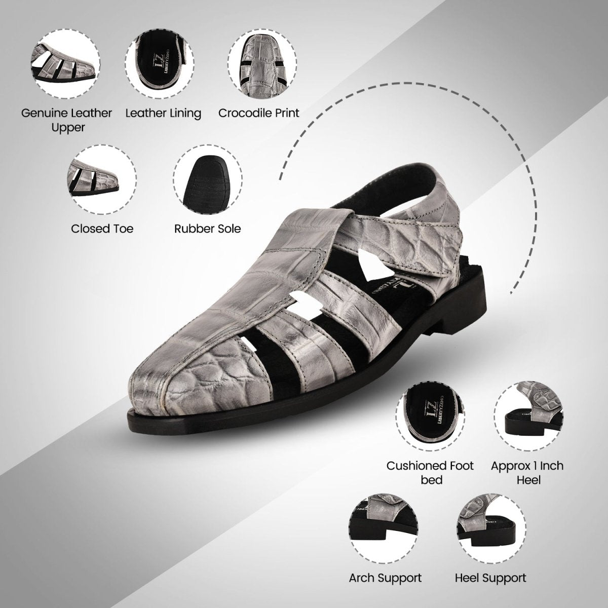 Sarah Kids Genuine Leather Fisherman Sandals Sandals by Libertyzeno – Don't Panic Shoes