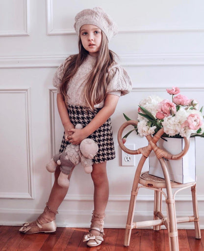 Victoria Bow Shoes Upper Kids Made In Italy Satin Champagne