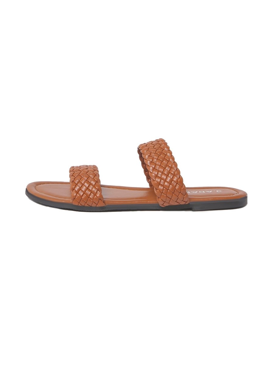 Savannah | Caramel Sandals by J.Adams – Don't Panic Shoes