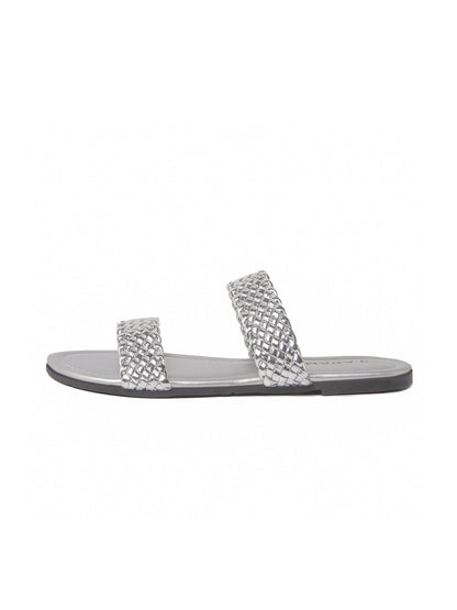 Savannah | Silver Sandals by J.Adams – Don't Panic Shoes