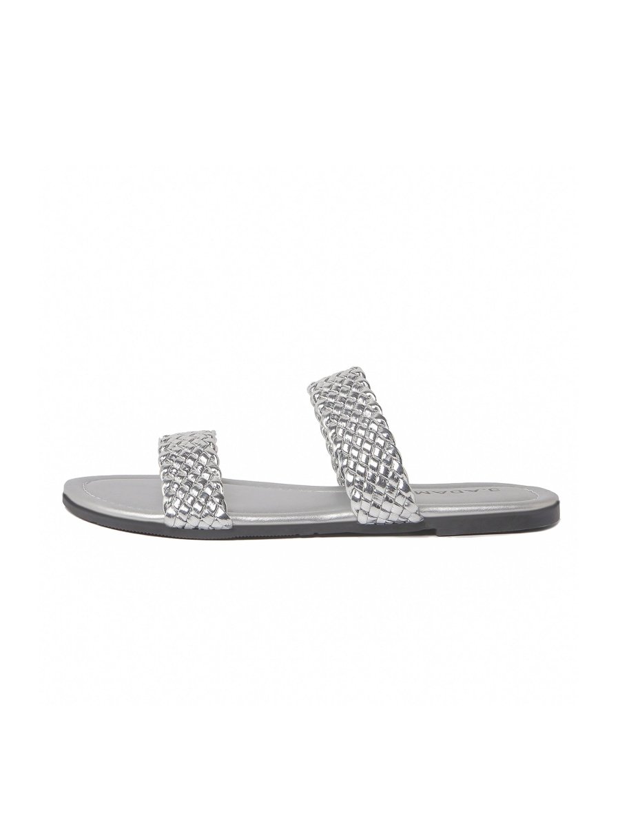 Savannah | Silver Sandals by J.Adams – Don't Panic Shoes