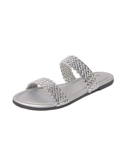Savannah | Silver Sandals by J.Adams – Don't Panic Shoes