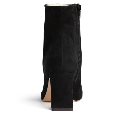 Scottie Ankle Suede Platform Bootie Women’S Black 76mm Boots by Beautiisoles – Don't Panic Shoes