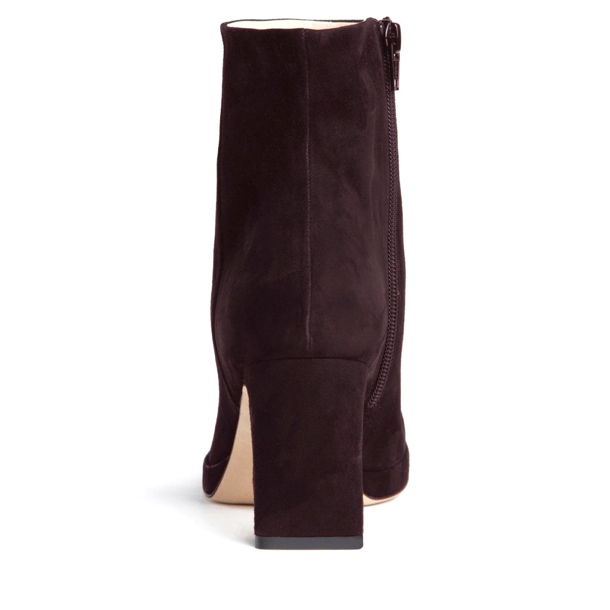 Scottie Ankle Suede Platform Bootie Women's Chocolate Boots by Beautiisoles – Don't Panic Shoes