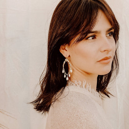 Selene Turquoise Earrings Small Earrings by Rahya Jewelry Design – Don't Panic Shoes