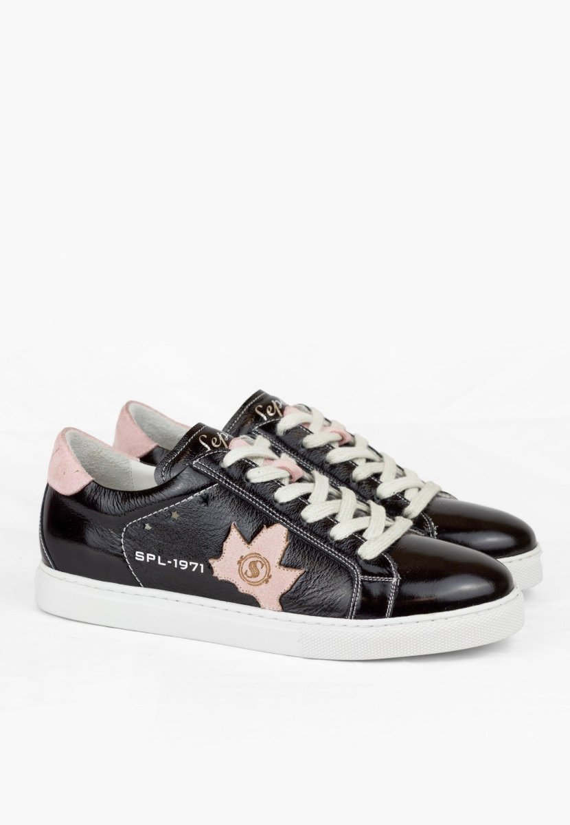 Sepol FreSh Patent Leather Women’s Black With Pink Suede Woman Shoes by Sepol Shoes – Don't Panic Shoes