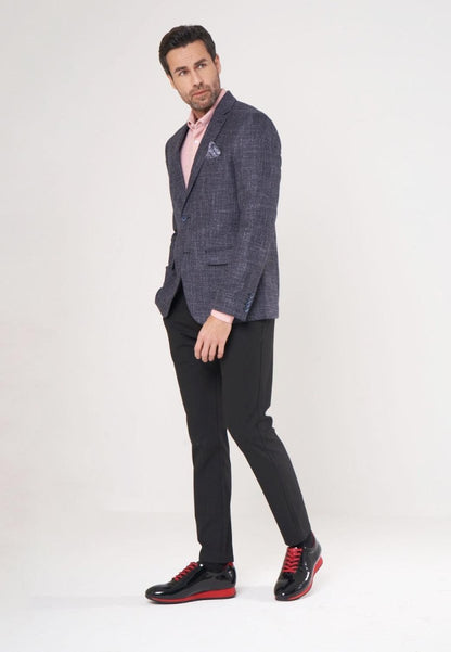 Sepol Lagos Sneaker Patent Leather Black With Red Details MEN SHOES by Sepol Shoes – Don't Panic Shoes