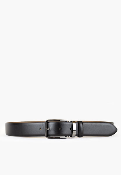 Sepol Oxford Belt Leather Black Classic Smooth Finish by Sepol Shoes – Don't Panic Shoes