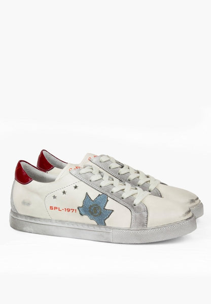 Sepol W - FreSh Women’s White Leather Casual Walking Sneaker Woman Shoes by Sepol Shoes – Don't Panic Shoes