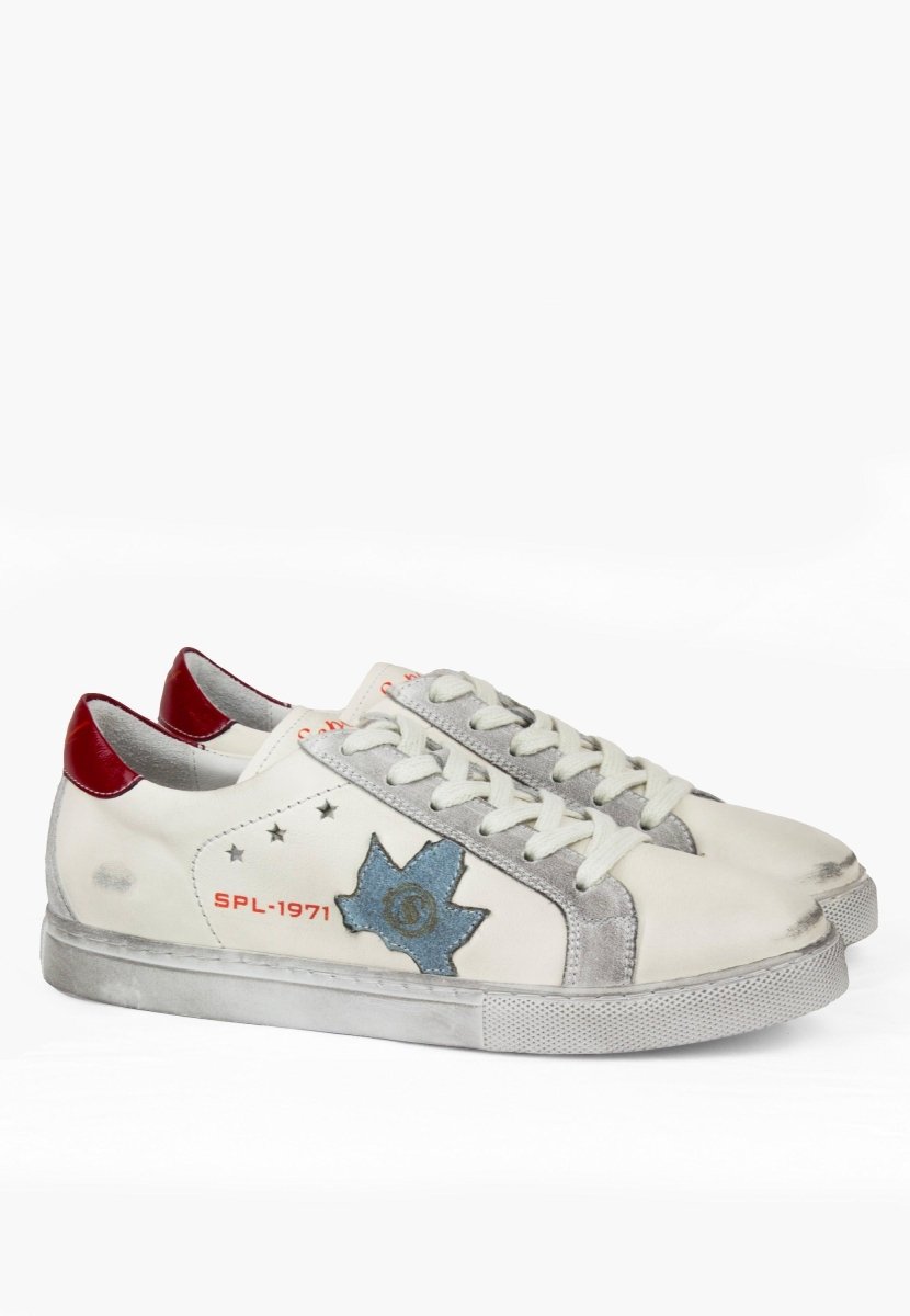 Sepol W - FreSh Women’s White Leather Casual Walking Sneaker Woman Shoes by Sepol Shoes – Don't Panic Shoes