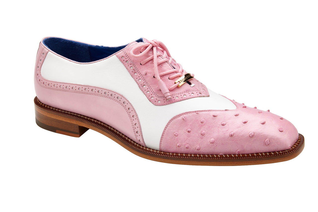 Buy Sesto Wing Tip Shoes Women’S Rose Pink/White Ostrich Leather R54 - Men from Don’t Panic Shoes | Best Prices & Fast Shipping