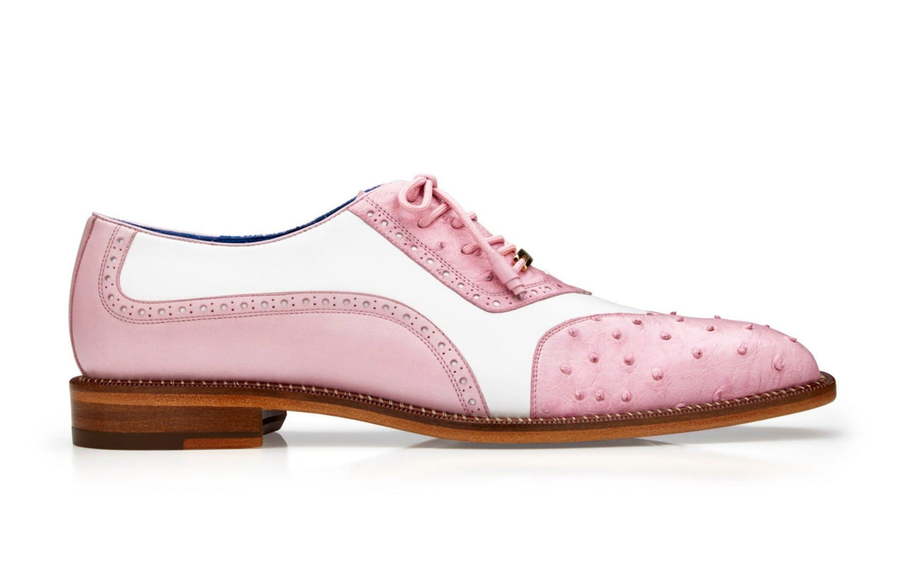 Buy Sesto Wing Tip Shoes Women’S Rose Pink/White Ostrich Leather R54 - Men from Don’t Panic Shoes | Best Prices & Fast Shipping