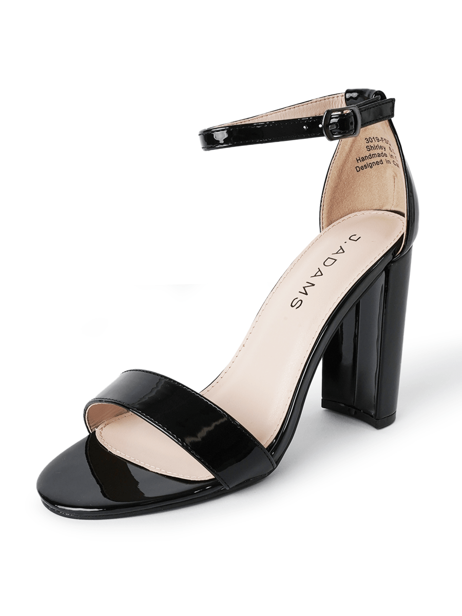 Shirley | Black Patent Heels by J.Adams – Don't Panic Shoes