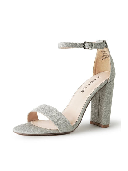 Shirley | Silver Fine Glitter Heels by J.Adams – Don't Panic Shoes