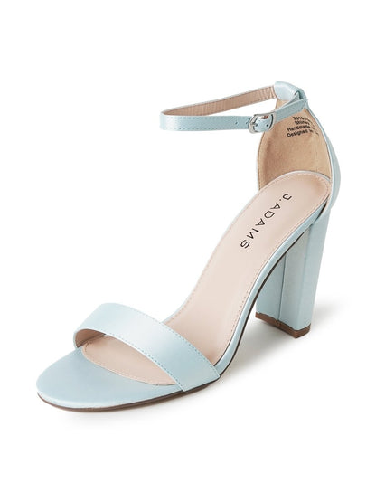 Shirley | Sky Blue Satin Heels by J.Adams – Don't Panic Shoes