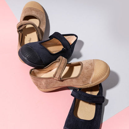 Sienna Camel Adjustable Velcro Non Slip Rubber Captoe Spain Seasonal Core Fw by Childrenchic – Don't Panic Shoes