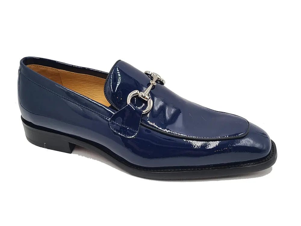 Signature Horse Bit Calfskin Slip On Loafer Ks509 - 28p Shoes by Carrucci Shoes – Don't Panic Shoes