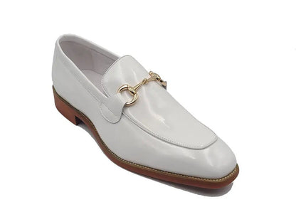 Signature Horse Bit Calfskin Slip On Loafer Ks509 - 28p Shoes by Carrucci Shoes – Don't Panic Shoes