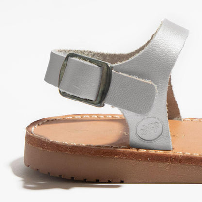 Silver Laguna Sandal Laguna Sandal by Freshly Picked – Don't Panic Shoes