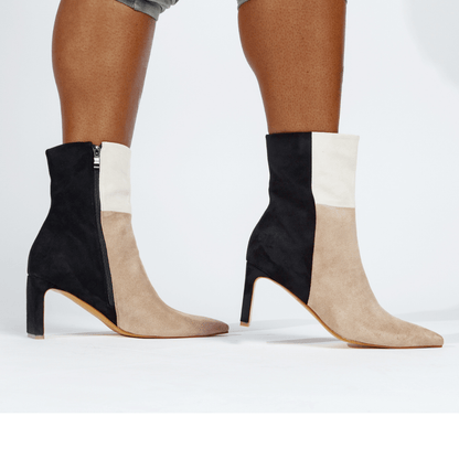 Simone Booties Nude Shoes by Vaila Shoes – Don't Panic Shoes