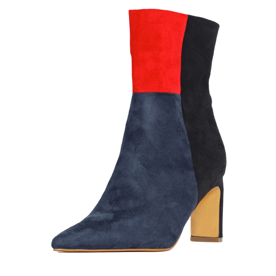 Simone Booties Red Shoes by Vaila Shoes – Don't Panic Shoes