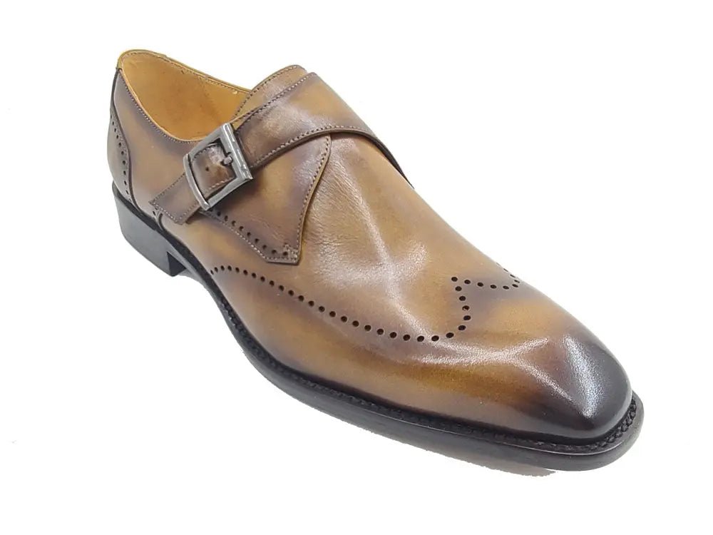 Single Classic Monk Loafer Calfskin Ks509 - 42t Ks509 - 42 Shoes by Carrucci Shoes – Don't Panic Shoes
