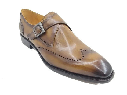 Single Classic Monk Loafer Calfskin Ks509 - 42t Ks509 - 42 Shoes by Carrucci Shoes – Don't Panic Shoes