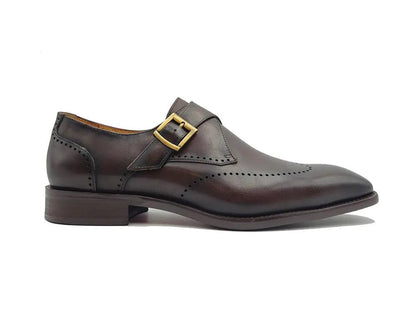 Single Classic Monk Loafer Calfskin Ks509 - 42t Ks509 - 42 Shoes by Carrucci Shoes – Don't Panic Shoes