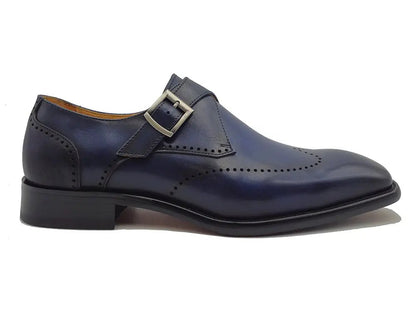 Single Classic Monk Loafer Calfskin Ks509 - 42t Ks509 - 42 Shoes by Carrucci Shoes – Don't Panic Shoes