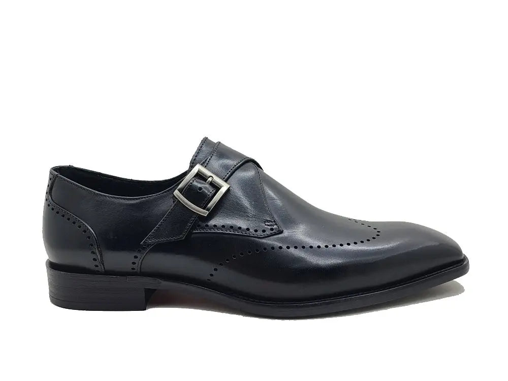 Single Classic Monk Loafer Calfskin Ks509 - 42t Ks509 - 42 Shoes by Carrucci Shoes – Don't Panic Shoes