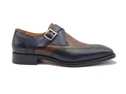 Single Classic Monk Loafer Calfskin Ks509 - 42t Ks509 - 42 Shoes by Carrucci Shoes – Don't Panic Shoes