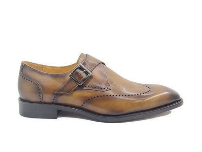 Single Classic Monk Loafer Calfskin Ks509 - 42t Ks509 - 42 Shoes by Carrucci Shoes – Don't Panic Shoes