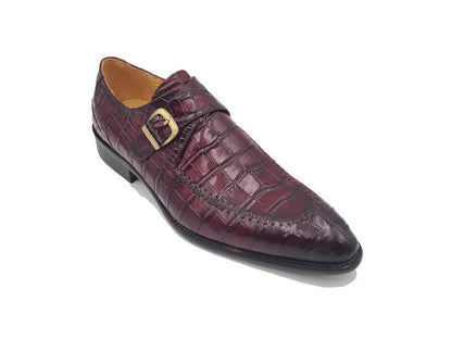 Single Monk Buckle Split Toe Loafer Calfskin Ks479 - 13 Shoes by Carrucci Shoes – Don't Panic Shoes