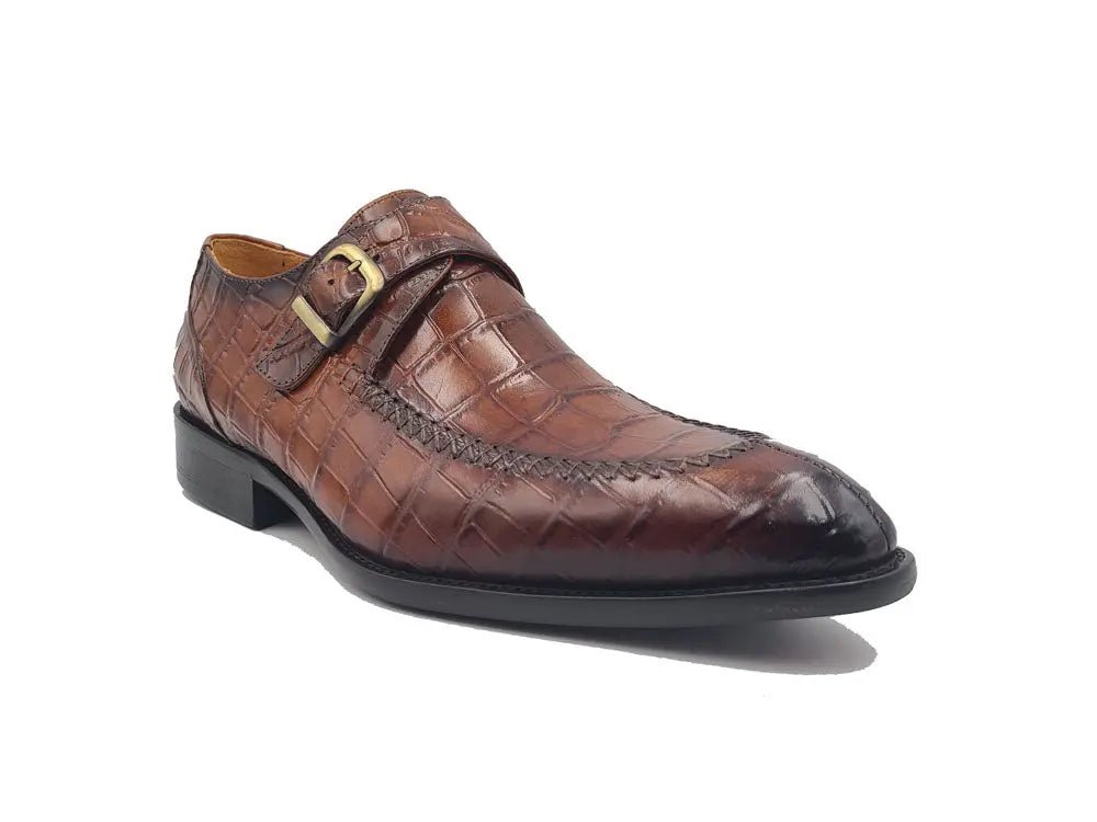 Single Monk Buckle Split Toe Loafer Calfskin Ks479 - 13 Shoes by Carrucci Shoes – Don't Panic Shoes