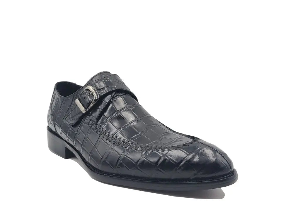 Single Monk Buckle Split Toe Loafer Calfskin Ks479 - 13 Shoes by Carrucci Shoes – Don't Panic Shoes