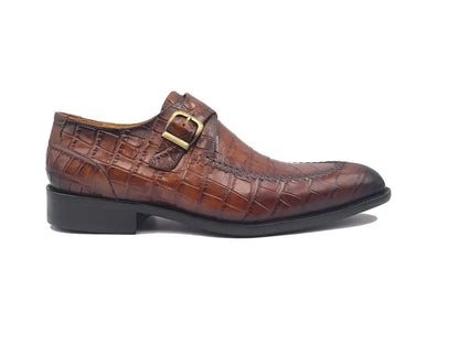 Single Monk Buckle Split Toe Loafer Calfskin Ks479 - 13 Shoes by Carrucci Shoes – Don't Panic Shoes
