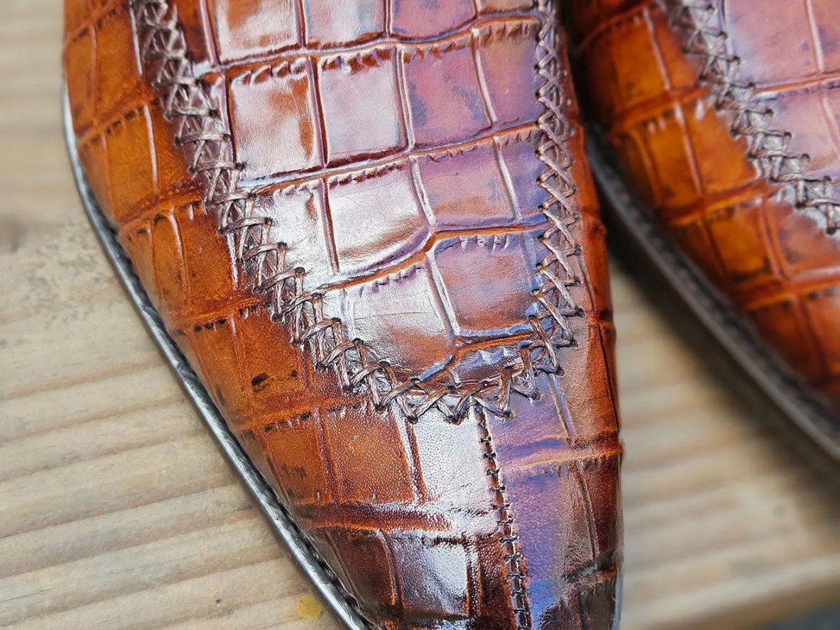 Single Monk Buckle Split Toe Loafer Calfskin Ks479 - 13 Shoes by Carrucci Shoes – Don't Panic Shoes