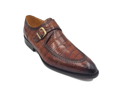 Single Monk Buckle Split Toe Loafer Calfskin Ks479 - 13 Shoes by Carrucci Shoes – Don't Panic Shoes