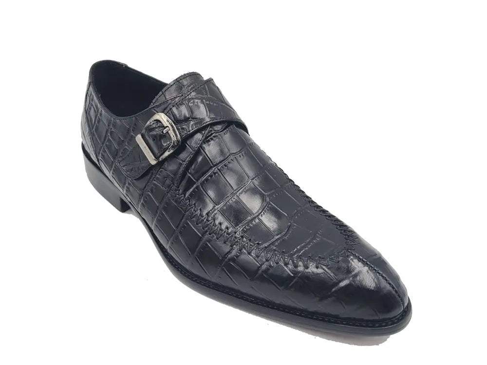 Single Monk Buckle Split Toe Loafer Calfskin Ks479 - 13 Shoes by Carrucci Shoes – Don't Panic Shoes
