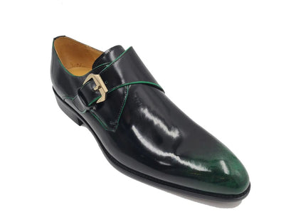 Single Monk Slip On Soft Calf Patent Leather Ks479 - 15p Shoes by Carrucci Shoes – Don't Panic Shoes