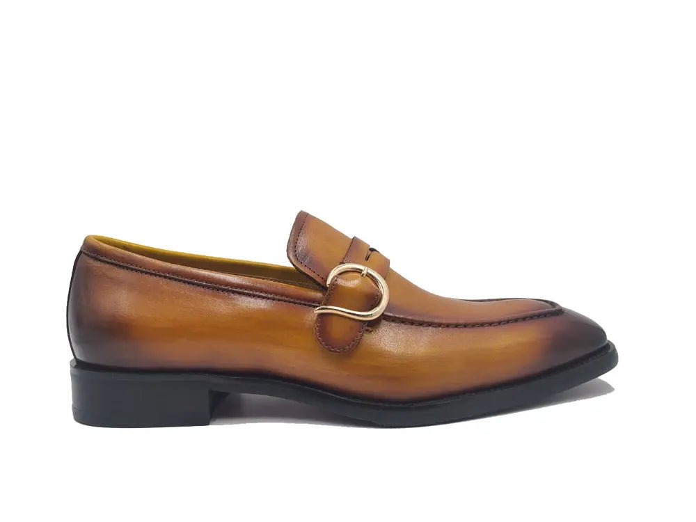 Single Monk Strap Calfskin Loafer Premium Ks509 - 47 Shoes by Carrucci Shoes – Don't Panic Shoes