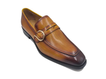 Single Monk Strap Calfskin Loafer Premium Ks509 - 47 Shoes by Carrucci Shoes – Don't Panic Shoes