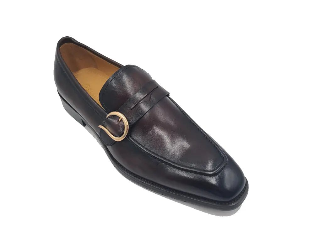 Single Monk Strap Calfskin Loafer Premium Ks509 - 47 Shoes by Carrucci Shoes – Don't Panic Shoes