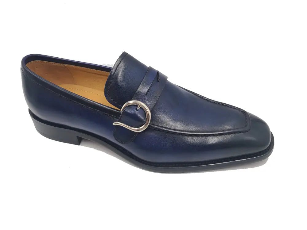 Single Monk Strap Calfskin Loafer Premium Ks509 - 47 Shoes by Carrucci Shoes – Don't Panic Shoes