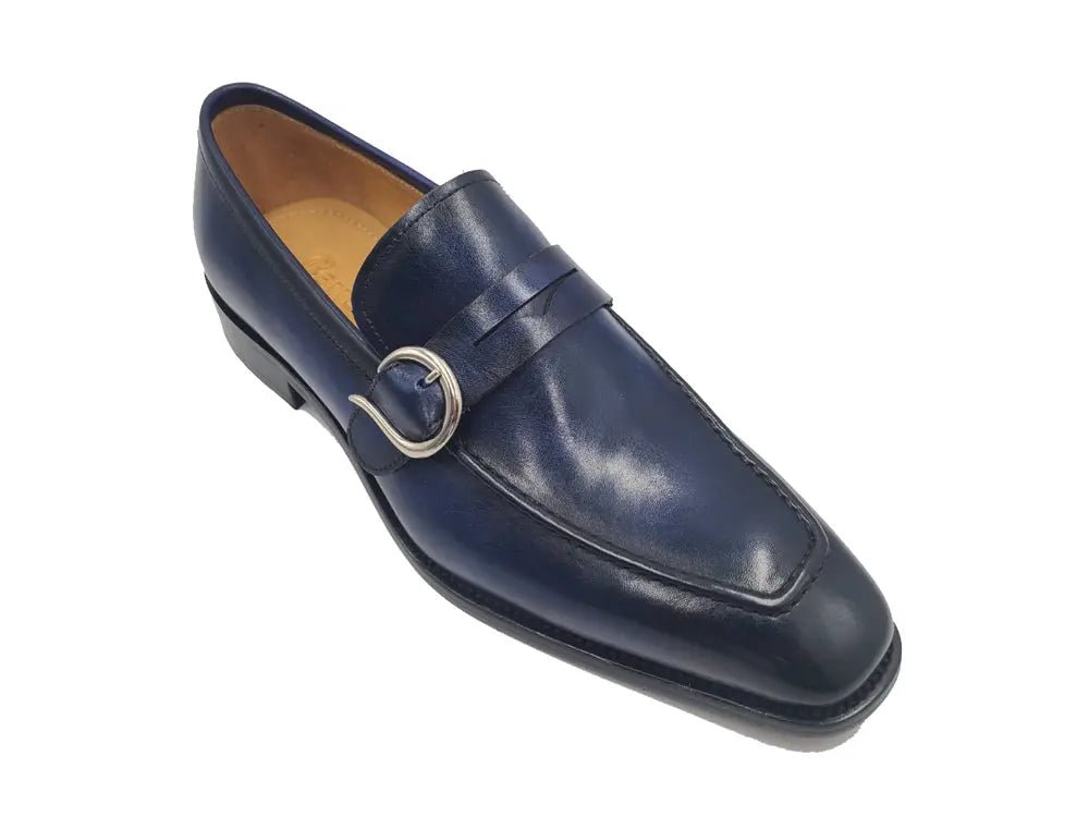 Single Monk Strap Calfskin Loafer Premium Ks509 - 47 Shoes by Carrucci Shoes – Don't Panic Shoes