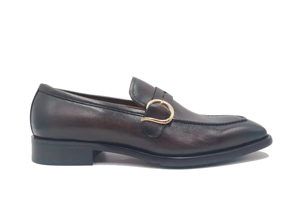 Single Monk Strap Calfskin Loafer Premium Ks509 - 47 Shoes by Carrucci Shoes – Don't Panic Shoes