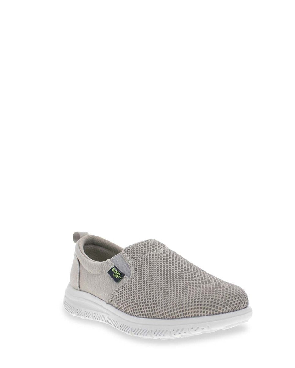 Skipper Men’S Mesh Slip On Stone Grey White Eva Outsole Shoes by Western Chief Men's Sale – Don't Panic Shoes